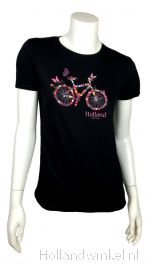 Fiets t shirt dames sale