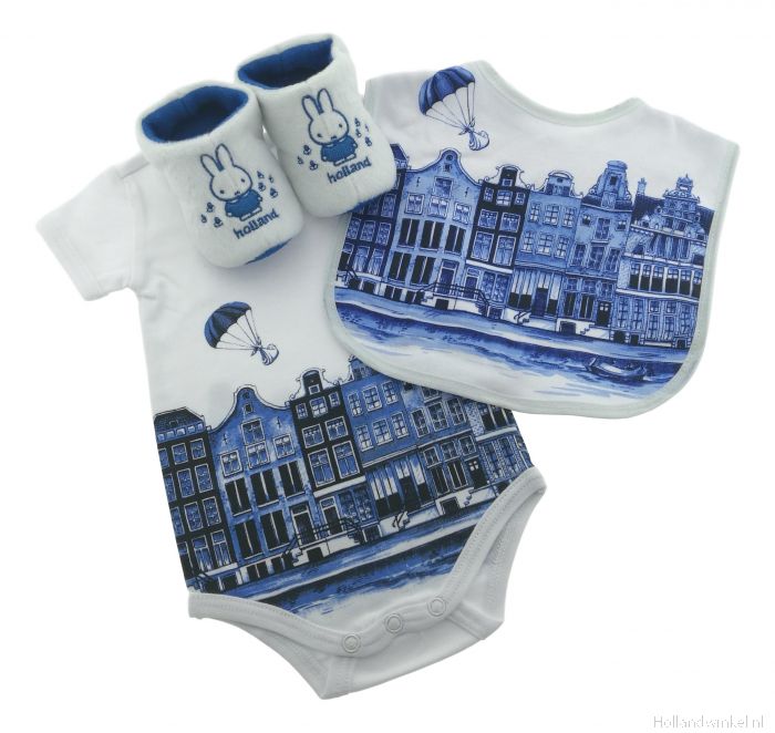 George Eliot Revolutionair verdund Cadeauset Babykleding - Delfts Blauw kopen bij HollandWinkel.NL