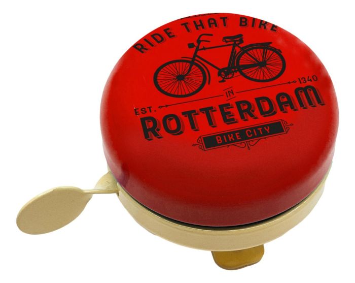 volwassene Rationalisatie Surrey Fietsbel "Rotterdam Rood", 6 cm kopen bij HollandWinkel.NL