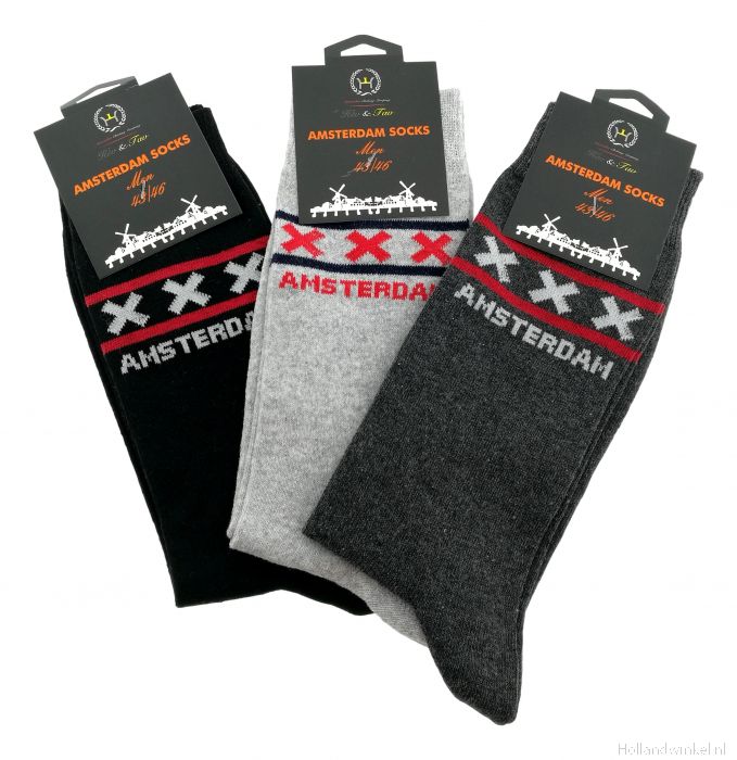 Vaardig haspel Pat Men's socks set - "Horizontal Weapon of Amsterdam" 43-46 buy at  Hollandwinkel.NL
