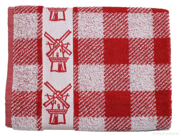 Keuken handdoek Molen Rood kopen bij HollandWinkel.NL