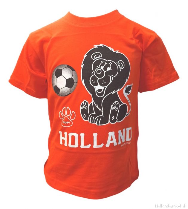 Onderscheiden elkaar ongerustheid Kinder T-Shirt Holland Holland Leeuw kopen bij HollandWinkel.NL