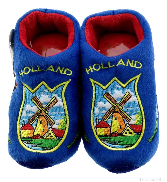 lijden noot Blaze Blauwe Molen Kinder Klompsloffen kopen bij HollandWinkel.NL