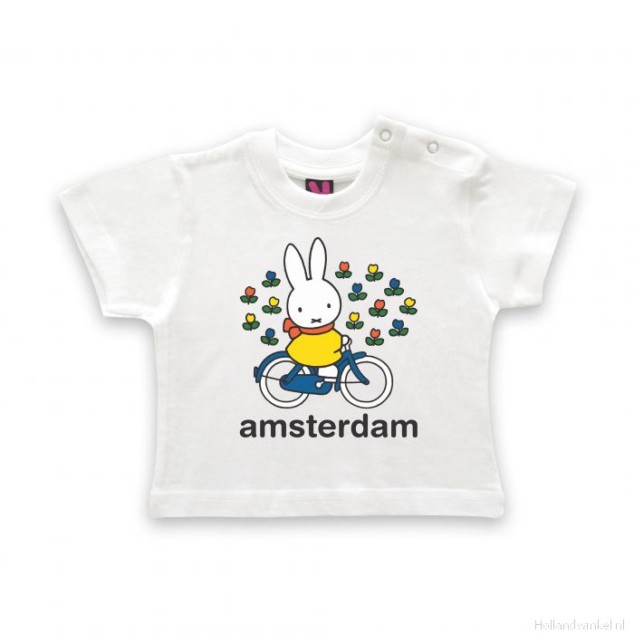 motor Festival Beurs Nijntje Baby T-Shirt Wit kopen bij HollandWinkel.NL