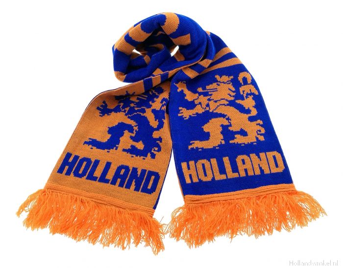 orange blue scarf